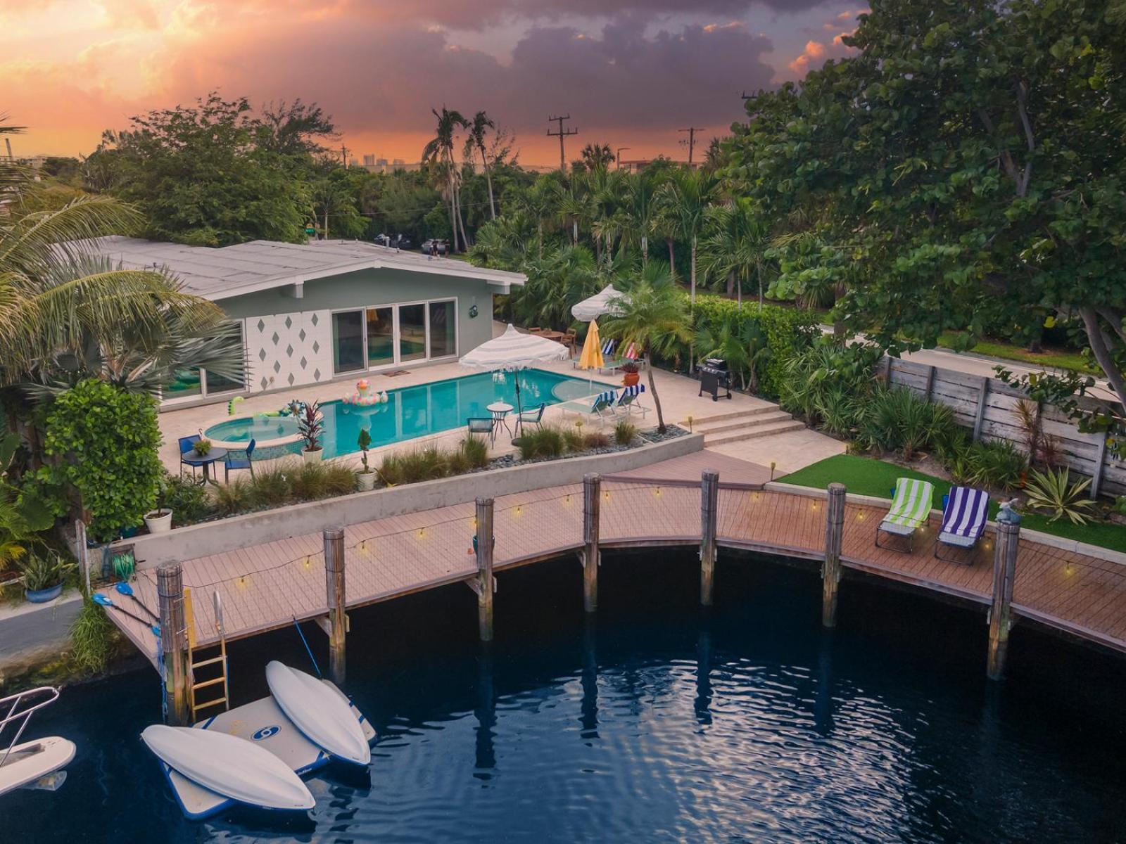 Waterfront Villa With In-Law Suite And Stunning Pool Fort Lauderdale Exterior photo