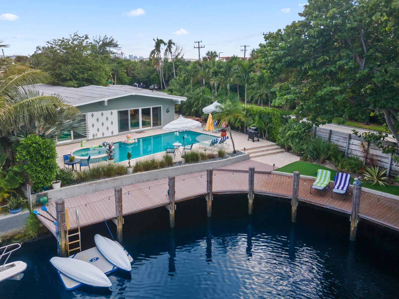 Waterfront Villa With In-Law Suite And Stunning Pool Fort Lauderdale Exterior photo